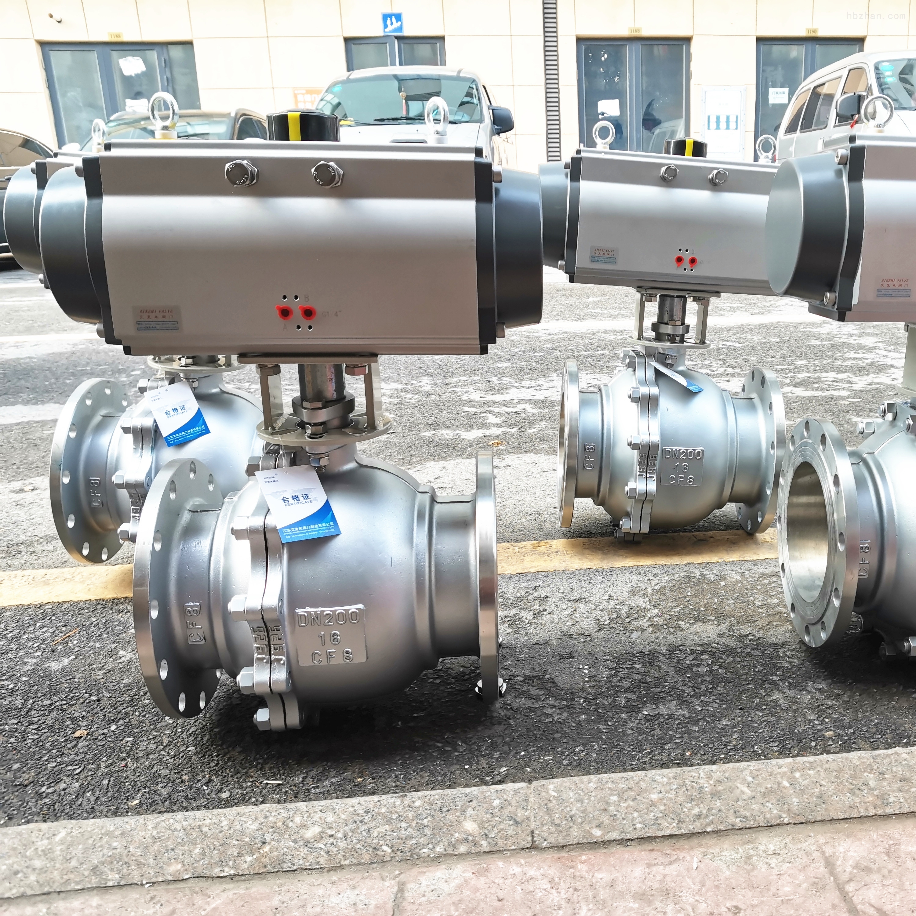 jl600q1c4气动法兰球阀