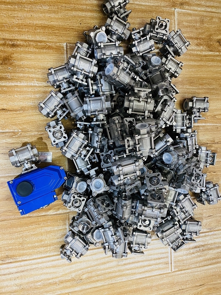 精小型电动内螺纹不锈钢球阀SMQ911F-16P